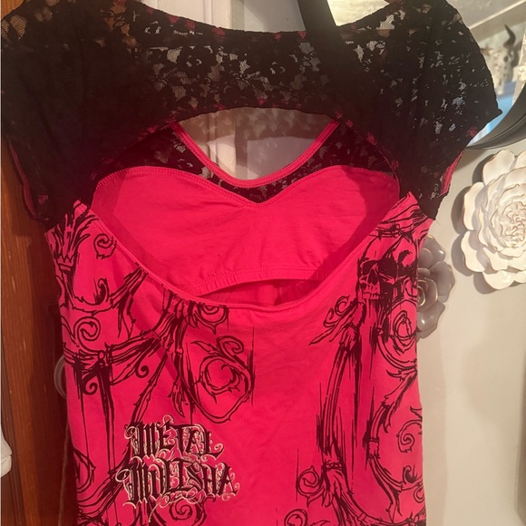 Women’s Metal Mulisha Top, new condition SM - Picture 3 of 3